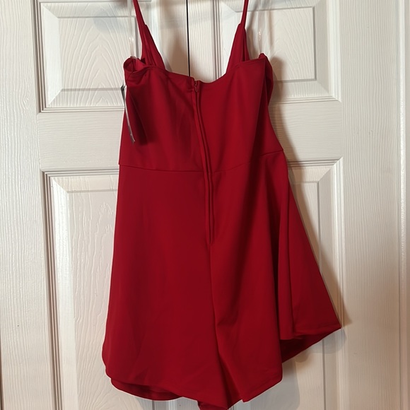 Fashion Nova Red Romper - Picture 4 of 4